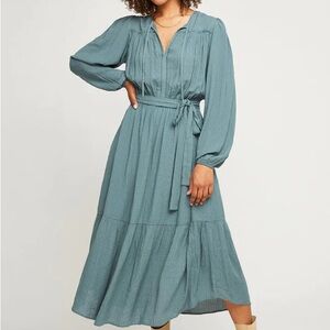 Gentle Fawn Lagoon Lotus Long Sleeve Dress